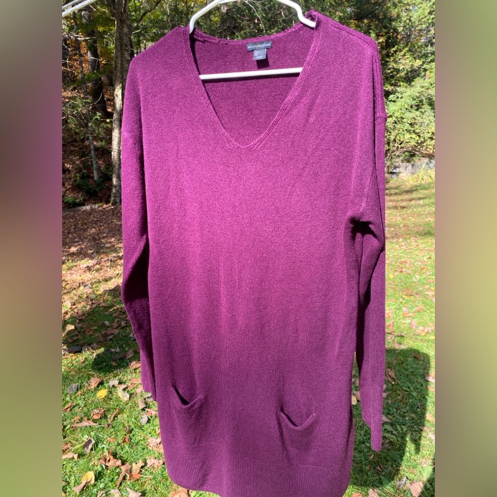 Soft Purple V-Neck Sweater